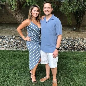 Guess - Blue cocktail summer dress M